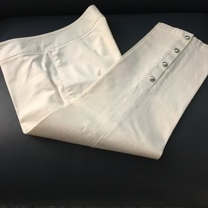 MK White Capri Pants